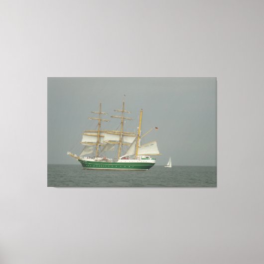 Segeln auf einer glühenden Leinwand Art (Vorderseite)