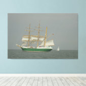 Segeln auf einer glühenden Leinwand Art (Insitu (Holzboden))