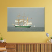 Segeln auf einer glühenden Leinwand Art (Insitu (Wohnzimmer))