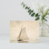 Segeln auf Gloucester Winslow Homer Postkarte (Stehend Vorderseite)