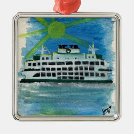 Segeln auf Himmlischen Meeren Ornament Aus Metall