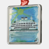 Segeln auf Himmlischen Meeren Ornament Aus Metall (Links)