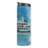 Segeln auf Himmlischen Meeren Thermosbecher (Nach rechts gedreht)