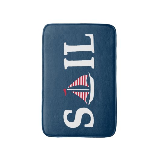 segeln badematte (Vorderseite Vertikal)