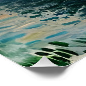 Segeln bei Sunrise Poster (Ecke)