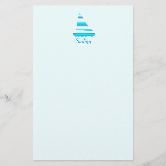 Segeln Briefpapier (Vorderseite)