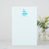Segeln Briefpapier (Stehend Vorderseite)