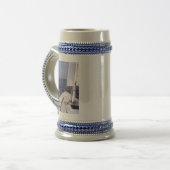 Segeln - Bring mir diesen Horizont! Beer Stein Bierglas (Vorderseite Links)