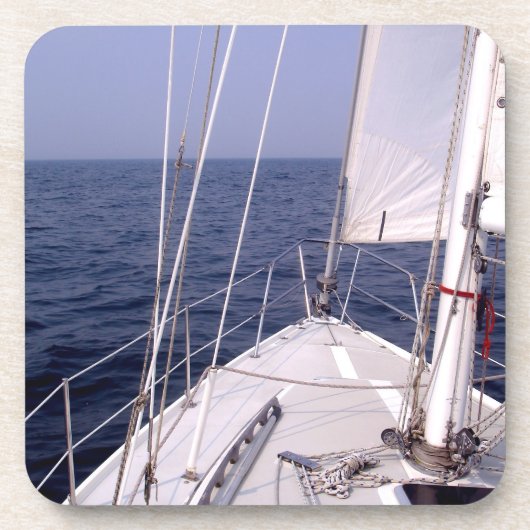 Segeln - Bring mir diesen Horizont! Getränkekasten Getränkeuntersetzer (Vorderseite)