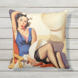 Segeln-Button oben Kissen Für Draußen