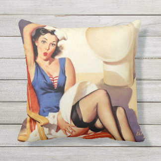 Segeln-Button oben Kissen Für Draußen