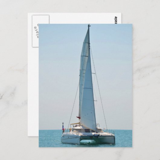 Segeln Catamaran Clara Postkarte (Vorne/Hinten)