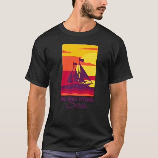 Segeln Crew Vitamin Sea T-Shirt (Vorderseite)