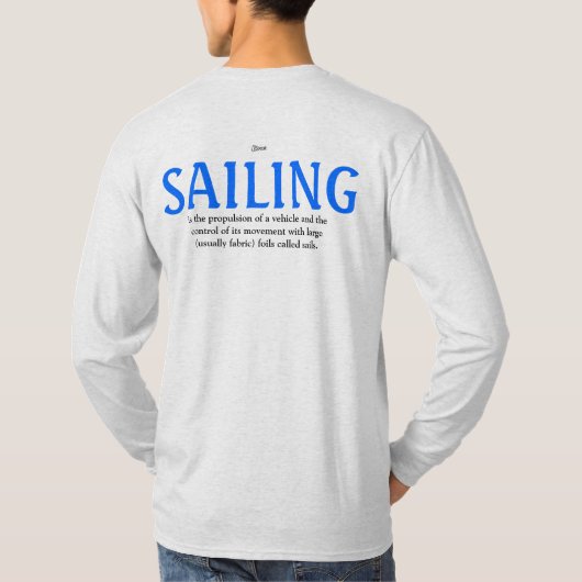 SEGELN definiert T-Shirt (Rückseite)
