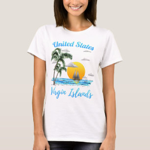 Segeln der US-Jungfrau T-Shirt
