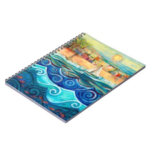 Segeln der wegzeitschrift notizblock (Linke Seite)