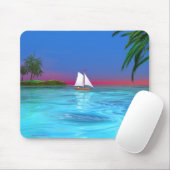 Segeln des Blaus Mousepad (Mit Mouse)