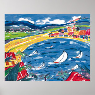 Segeln des wilden Sacheplakats Poster