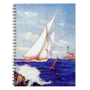 Segeln durch den Leuchtturm durch Albert B. Marks Notizblock