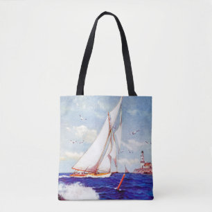 Segeln durch den Leuchtturm durch Albert B. Marks Tasche