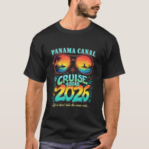 Segeln durch die Geschichte Souvenir Panama-Kanal- T-Shirt