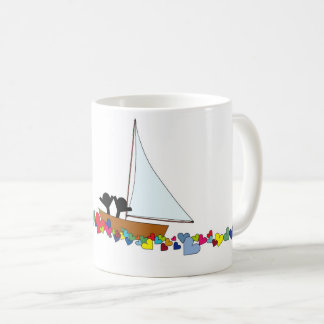 Segeln durch die Liebe Kaffeetasse