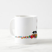 Segeln durch die Liebe Kaffeetasse (Vorderseite Links)