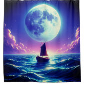 Segeln Duschvorhang (Vorderseite)