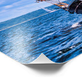 Segeln Fotodruck (Ecke)