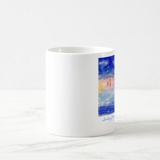 Segeln freier Hobie Katze Kaffeetasse (Mittel)