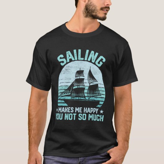 Segeln für Männer Frauen Segelboot O T-Shirt (Vorderseite)