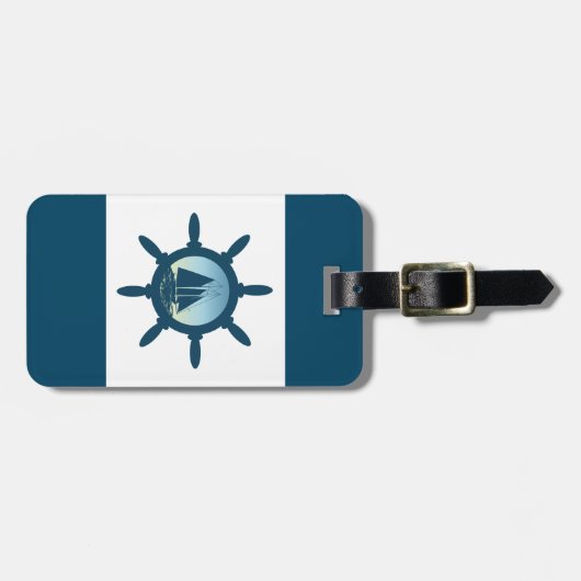 Segeln Gepäckanhänger (Vorderseite horizontal)