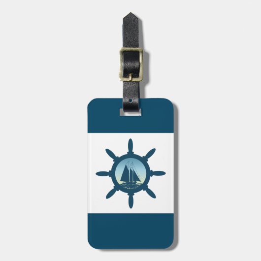 Segeln Gepäckanhänger (Vorderseite vertikal)