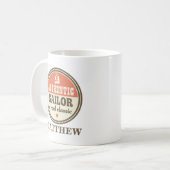 Segeln-Geschenk-authentischer Seemann Kaffeetasse (Vorderseite Links)