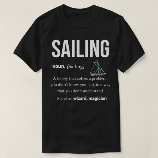 Segeln Geschenk Segeltour Catamaran Nautical Class T-Shirt (Design vorne)