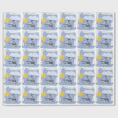 Segeln Geschenkpapier (Flach)