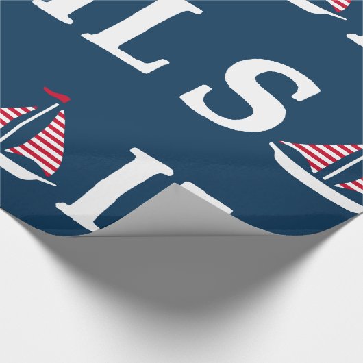 segeln geschenkpapier (Ecke)