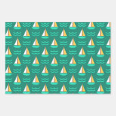 Segeln geschenkpapier set (Vorderseite)