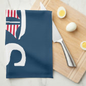 segeln geschirrtuch (Viertel Falte)