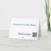 Segeln-Gruß-Karte Karte (Rückseite)