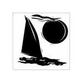 Segeln Gummistempel (Prägung)