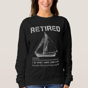 Segeln ich tun, was ich Gewollt, wenn ich Woll seh Sweatshirt