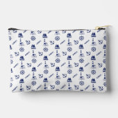 Segeln Illustrative Sml Ptn Navy Blue+White Zubehörtasche (Rückseite)