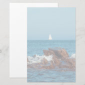 Segeln im Atlantik Briefpapier (Vorne/Hinten)
