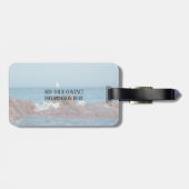 Segeln im Atlantik Gepäckanhänger (Rückseite horizontal)