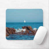 Segeln im Atlantik Mousepad (Mit Mouse)