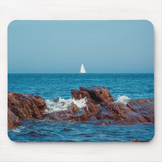 Segeln im Atlantik Mousepad (Vorne)