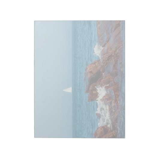 Segeln im Atlantik Notizblock (Rotiert)