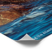 Segeln im Atlantik Poster (Ecke)