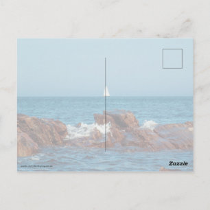 Segeln im Atlantik Postkarte